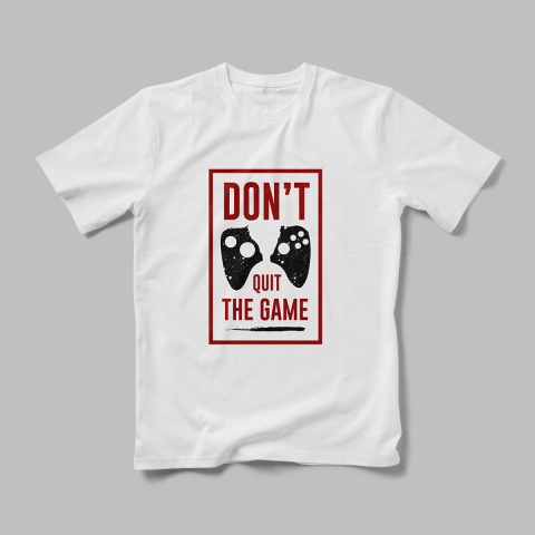 Tricouri Personalizate Hobby Gaming - Tricou Personalizat Don`t Quit