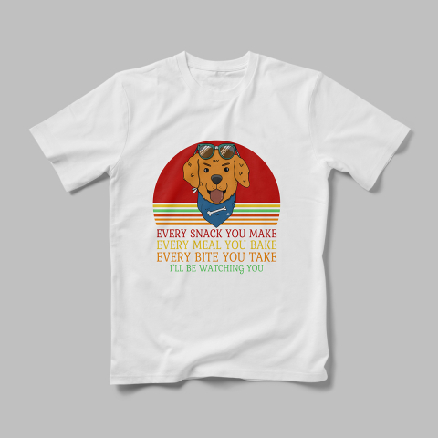 Tricouri Personalizate Câini - Tricou Personalizat Every Snack You Make