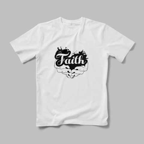 Tricouri Personalizate - Tricou Personalizat Faith Hands
