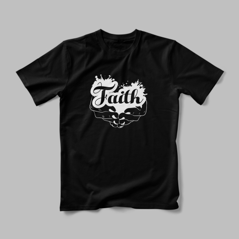 Tricou Personalizat Faith Hands [1]