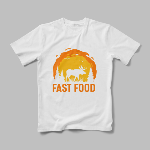 Tricouri Personalizate Hobby Hunting - Tricou Personalizat Fast Food