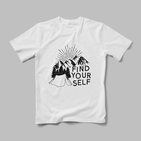 Tricouri Personalizate Camping - Tricou Personalizat Find Your Self