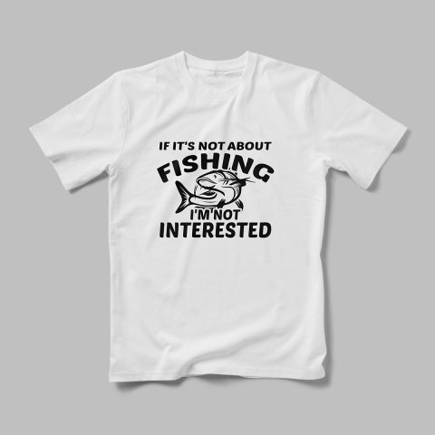 Tricouri Personalizate Hobby Pescuit - Tricou Personalizat Fishing Interested