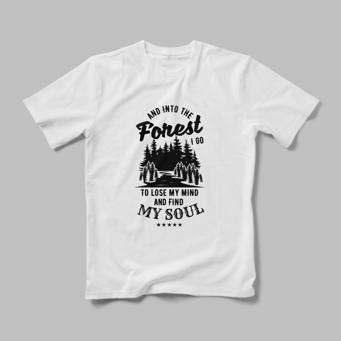 Tricouri Personalizate Camping - Tricou Personalizat Forest I Go