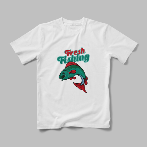 Tricouri Personalizate Hobby Pescuit - Tricou Personalizat Fresh Fishing