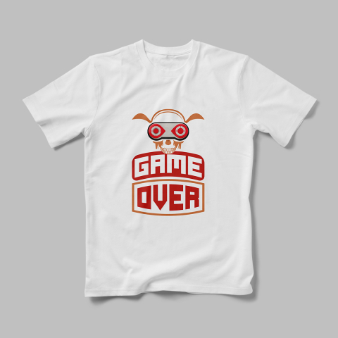 Tricouri Personalizate Hobby Gaming - Tricou Personalizat Game Over