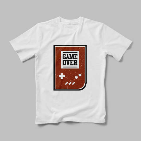 Tricouri Personalizate Hobby Gaming - Tricou Personalizat Game Over B