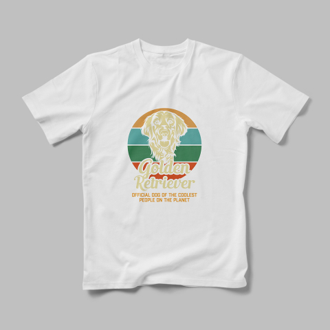 Tricouri Personalizate Câini - Tricou Personalizat Golden