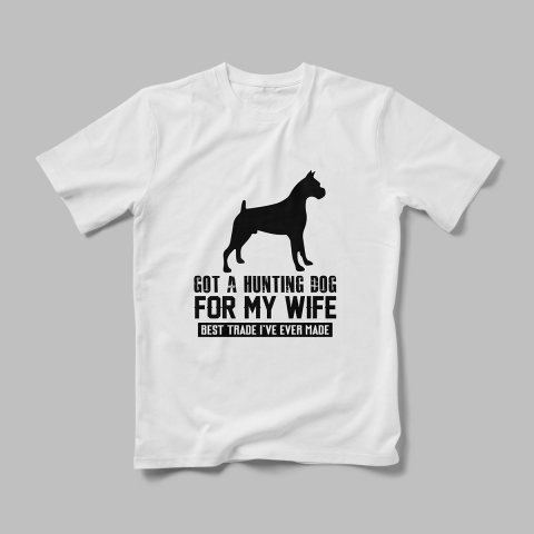 Tricouri Personalizate Câini - Tricou Personalizat Got a Hunting