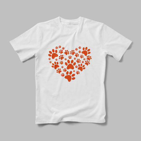 Tricouri Personalizate Câini - Tricou Personalizat Heart