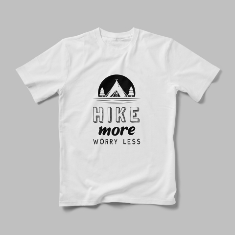 Tricouri Personalizate Camping - Tricou Personalizat Hike More