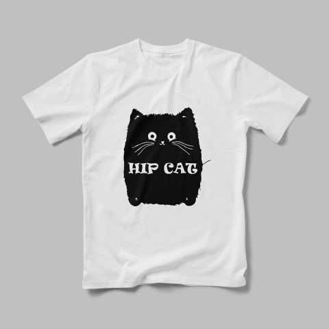 Tricouri Personalizate Pisici - Tricou Personalizat Hip Cat