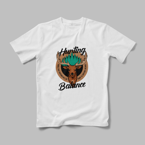 Tricouri Personalizate Hobby Hunting - Tricou Personalizat Hunting Balance