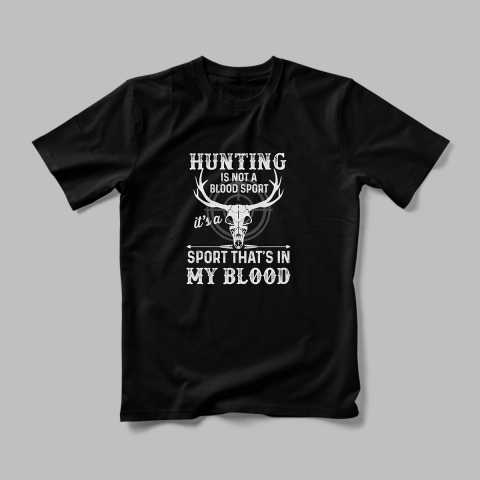 Tricou Personalizat Hunting Is Not [1]