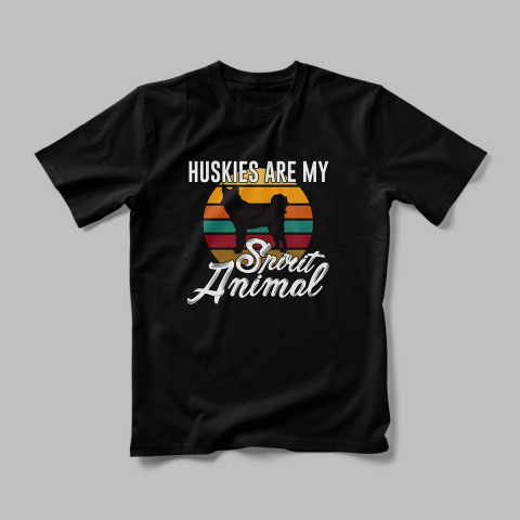 Tricou Personalizat Huskies Are My [1]