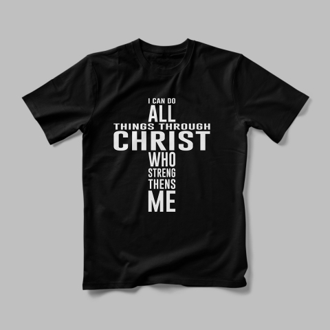 Tricou Personalizat  I Can Do All [1]