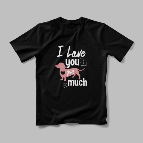 Tricou Personalizat I Love you [1]