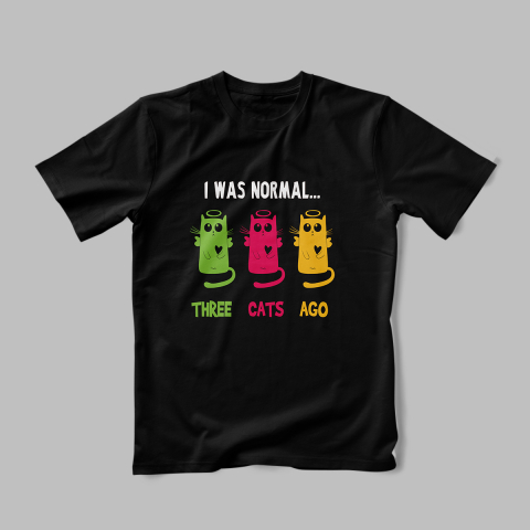 Tricou Personalizat I Was Normal [1]