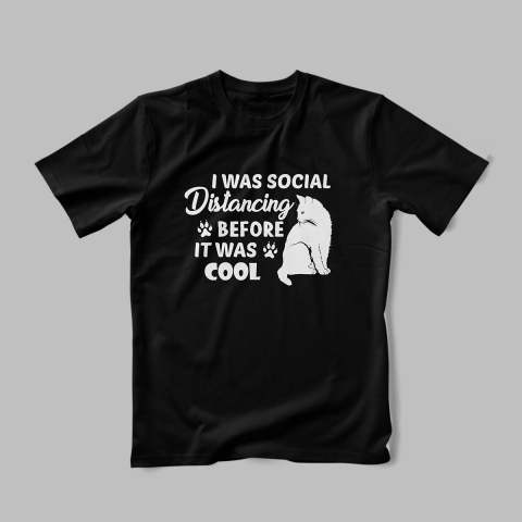 Tricou Personalizat  I Was Social [1]