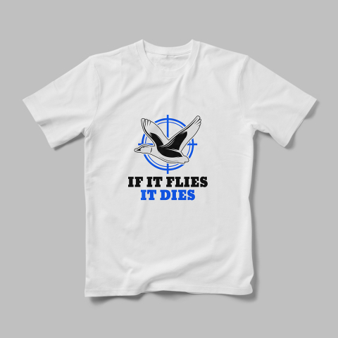Tricouri Personalizate Hobby Hunting - Tricou Personalizat If It Flies