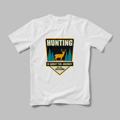 Tricouri Personalizate Hobby Hunting - Tricou Personalizat Is About The Journey