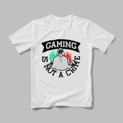 Tricouri Personalizate Hobby Gaming - Tricou Personalizat Is Not a Crime