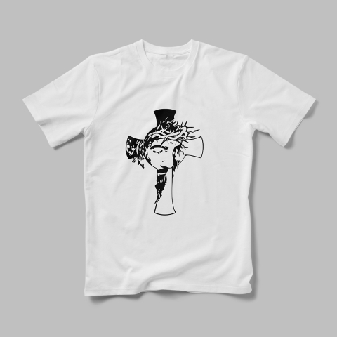Tricouri Personalizate - Tricou Personalizat Jesus Cross