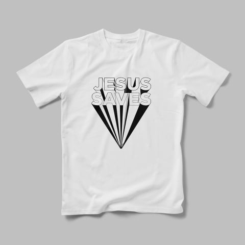 Tricouri Personalizate - Tricou Personalizat Jesus Saves