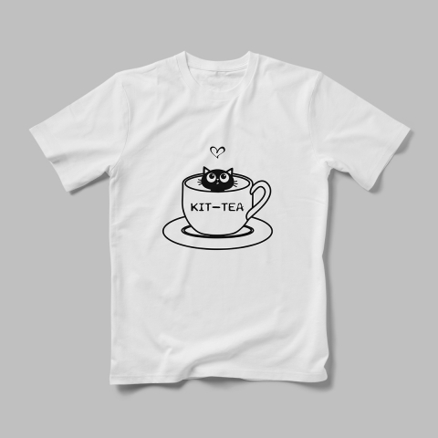 Tricouri Personalizate Pisici - Tricou Personalizat Kit Tea