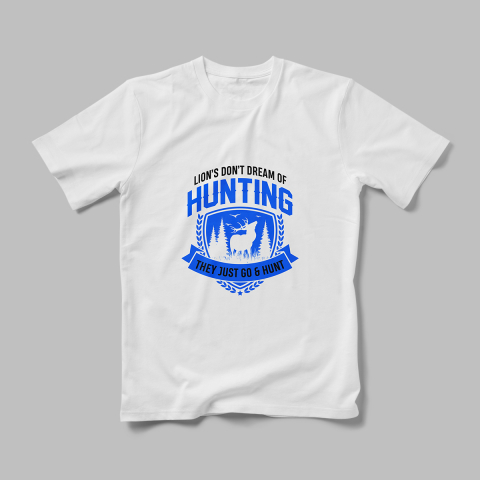Tricouri Personalizate Hobby Hunting - Tricou Personalizat Lion`s Don~t Dream