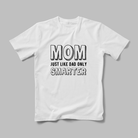 Tricouri Personalizate Mama - Tricou Personalizat Mom Smarter