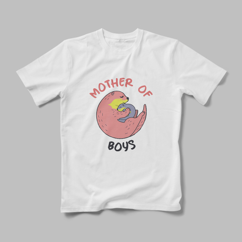 Tricouri Personalizate Mama - Tricou Personalizat Mother Of Boys A