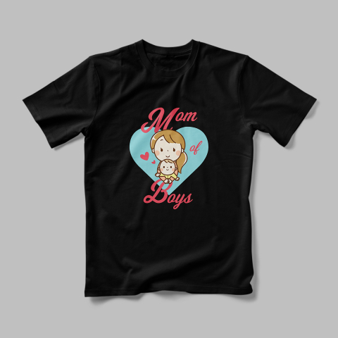 Tricou Personalizat Mother Of Boys B [1]