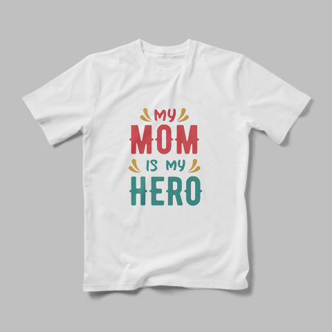Tricouri Personalizate Mama - Tricou Personalizat My Mom Hero