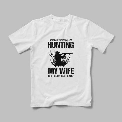 Tricouri Personalizate Hobby Hunting - Tricou Personalizat My Wife