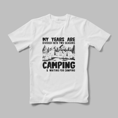 Tricouri Personalizate Camping - Tricou Personalizat My Years Are