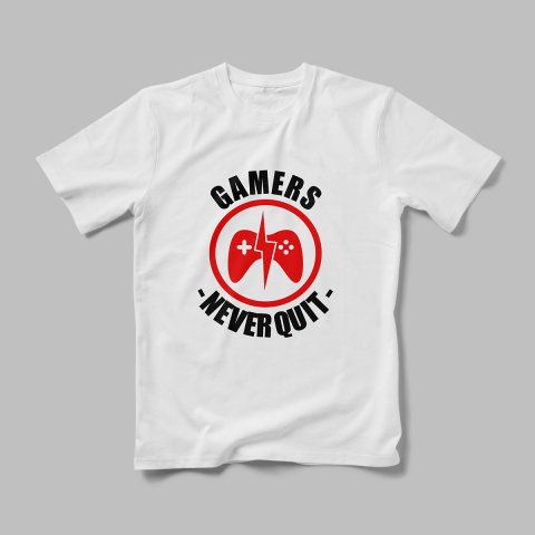 Tricouri Personalizate Hobby Gaming - Tricou Personalizat Never Quit