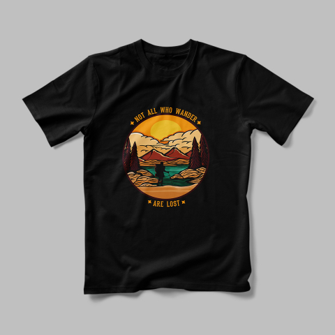 Tricou Personalizat Not All Who Wander [1]