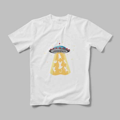 Tricouri Personalizate Pisici - Tricou Personalizat OZN Cats