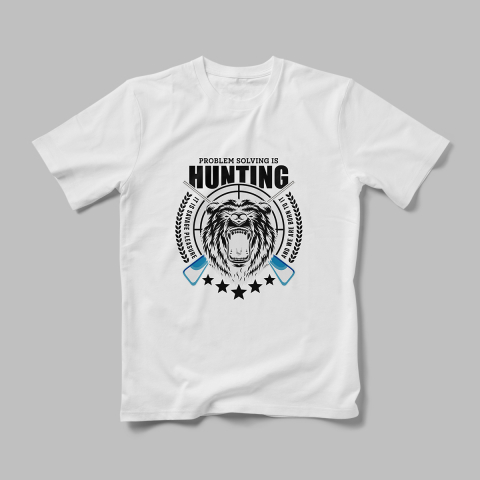Tricouri Personalizate Hobby Hunting - Tricou Personalizat Problem Solving