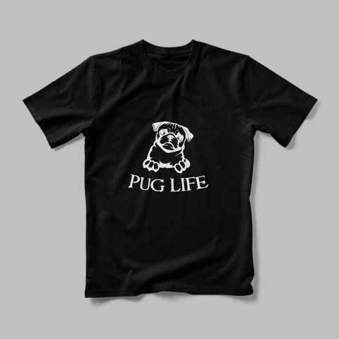 Tricou Personalizat Pug Life [1]