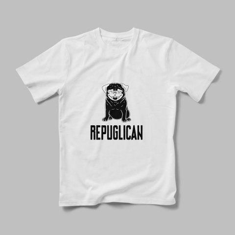 Tricouri Personalizate Câini - Tricou Personalizat Republican