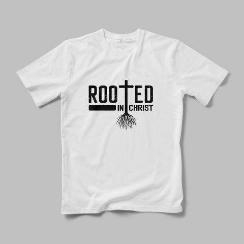 Tricouri Personalizate - Tricou Personalizat Rooted in Christ