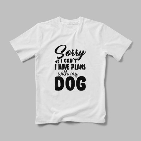 Tricouri Personalizate Câini - Tricou Personalizat Sorry I Cant`t