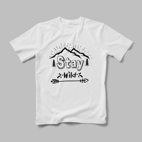 Tricouri Personalizate Camping - Tricou Personalizat Stay Wild