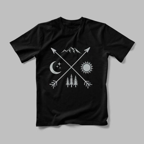 Tricou Personalizat Sun And Moon [1]