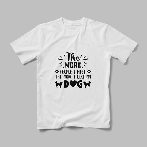 Tricouri Personalizate Câini - Tricou Personalizat The More