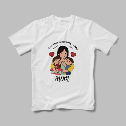 Tricouri Personalizate Mama - Tricou Personalizat The Most Importat
