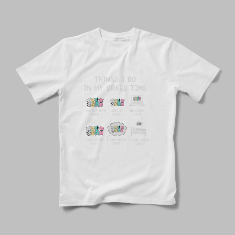 Tricouri Personalizate Pisici - Tricou Personalizat Things I Do