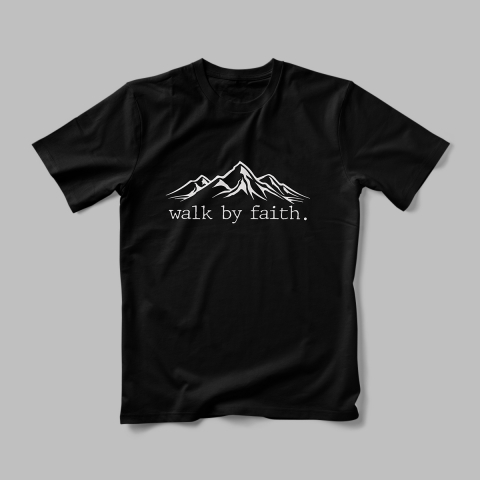 Tricou Personalizat Walk By Faith [1]